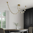 Axyaa Nordic Home Stair Chandelier Pendant Lights Ceiling Light Indoor Lighting