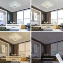 Axyaa Square LED Ceiling Light with Remote Control for Home, Restaurant, Hotel Lighting