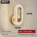 Axyaa Nordic Luxury Wall Lamp Bedroom Sconce Aisle Fashion Luminaria