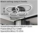 Axyaa Modern LED Ceiling Lamp - Stylish Bedroom Lighting