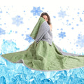 Axyaa Cooling Blanket: Soft Breathable Comforter for Hot Sleepers year-round use