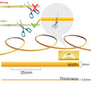 Axyaa 4mm COB LED Strip Lights 480Led/M DC12V TV Backlight Linear Tape Lighting