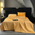 Axyaa Summer Quilt: Washed Cotton Imitation Silk, Lightweight Air Conditioner Quilt