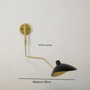 Axyaa Nordic Long Arm Wall Lights: Rotatable Bedside Lamp for Cozy Reading