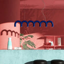 Axyaa LED U-Shaped Ceiling Chandelier for Modern Decor Lighting