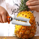 Axyaa Stainless Steel Cabbage Paring Knife with Wooden Handle, Multifunctional Potato Peeler