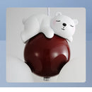 Axya Teddy Bear Chandelier: Warm, Eye Protection Light for Children's Room
