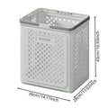 Yoga Mat Storage Basket & Collapsible Laundry Bin with Wheels by Axyaa