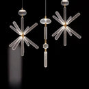 Axyaa Nordic Luxury Art Glass Chandelier for Home Decor Lighting