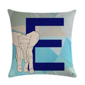 Axyaa Animal Print Linen Pillowcase Set