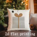 Axyaa Modern Christmas Pattern Pillow Covers for Sofa Bedroom Car Rectangular Cushion