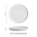 Axyaa Ceramic Pasta Plate - Artistic Western Style Tableware