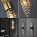 Axyaa Modern Gold LED Wall Lamp for Luxury Home Lighting