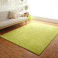 Axyaa Grey Floor Mat Thick Living Room Bedroom Carpet Children's Room Non-Slip Rug