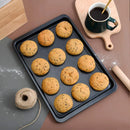 Axyaa Carbon Steel Non-Stick Baking Pan 33cm x 24cm - Oven Tray for Baking Variety of Foods