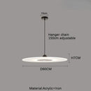 Axyaa Acrylic LED Pendant Light for Home Decor