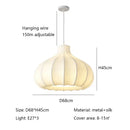 Axyaa Sabi Silk Suspension Light: Retro French Onion Style for Bedroom, Restaurant, Study