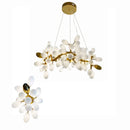 Axyaa White Grape Glass Pendant Lights for Dining Table Decor