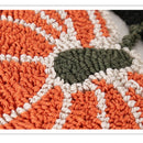 Axyaa Geometric Pumpkin Embroidered Pillow Cover - Halloween & Thanksgiving Décor