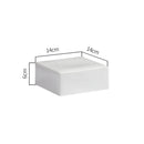 Axyaa Ceramic Sushi Dessert Plate Set - Solid Color Restaurant Tableware