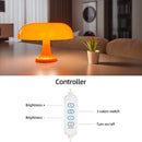 Axyaa Classic Mushroom Table Lamp Modern Design Orange Bedroom Bedside Danish Style