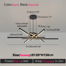 Axyaa LED Ceiling Lamp Energy Saving Light Creative Strip Lights