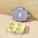 Axyaa Divided Lunch Box: Portable, Leak-proof, Microwave Safe Food Container