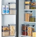 Axyaa Stackable Food Storage Jar Set for Cereal, Candy, Tea, and Dried Fruit