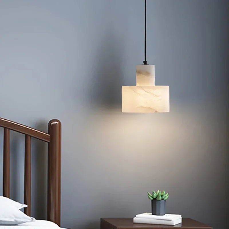 Marble Pendant Lamp for Modern Living Spaces - Axyaa Small Chandelier