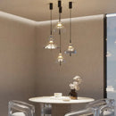 Axyaa Nordic Glass Chandelier: Modern Lighting for Dining Tables, Kitchen, Bars & Indoor Spaces