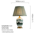 Axyaa Ceramic Table Lamp: Contemporary Luxury for Home, Office & Hotel