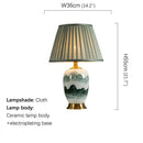 Axyaa Ceramic Table Lamp: Contemporary Luxury for Home, Office & Hotel