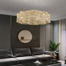 Axyaa Crystal Chandelier - Elegant Light Luxury Style for Living Room, Hall, Restaurant