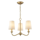Axyaa Rural Gold Fabric Pendant Lamp for Living Room, Bedroom, Restaurant