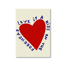 Axyaa Red Love Canvas Prints for Stylish Home Decor