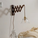 Axyaa Modern LED Wall Lights Brass Copper Balcony Bedroom Living Room Decor