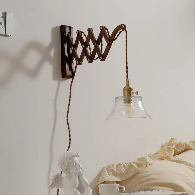 Axyaa Modern LED Wall Lights Brass Copper Balcony Bedroom Living Room Decor