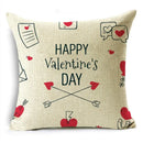 Red Love Aesthetic Romantic Pillowcase by Axyaa - Multiple Sizes