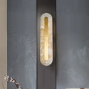 Axyaa Gold Marble Wall Sconce - Luxury Lighting Fixture for Living Room & Bedroom