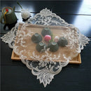 Axyaa Lace Embroidery Table Set for Décor and Protection