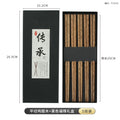 Axyaa Premium Wood Chopsticks Set - Chinese-Style Homeware & Business Gift