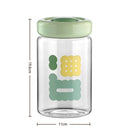 Axyaa Multigrain Storage Box: Transparent Food Jar, Sealed, Kitchen Organizer, Dried Storage Jar.