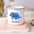 Personalized Dinosaur Coffee Cup for Kids by Axyaa - Custom Name, Birthday Party Favors
