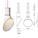 Axyaa Minimalist Floor Lamp Speaker for Living Room, Restaurant, and Study Desk