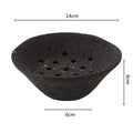 Axyaa Lotus Root Clay Bowl Vase for Hydroponic Floral Arrangements & Home Decor