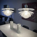 Axyaa Glass Pine Cone LED Chandelier for Living Room Bedroom Kitchen Decor