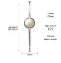 Axyaa White Bubble LED Floor Lamp - Nordic Silver Design