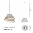 Axyaa Designer Pendant Lamp Stainless Steel Droplight for Home Decor & Indoor Lighting