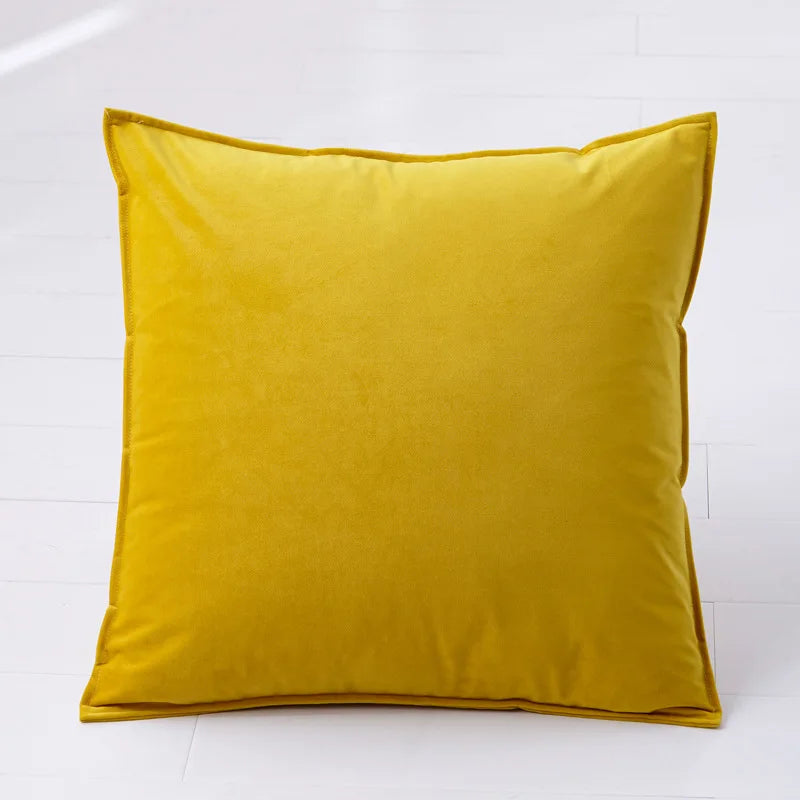 Axyaa Velvet Cushion Cover 40x40 for Sofa Car Home Decor
