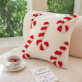 Axyaa Christmas Hat Velvet Chenille Pillowcase - 45x45cm